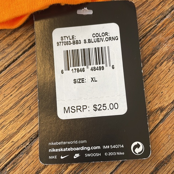 Nike Long Sleeve Layered T Shirt Skateboarding Graphic Tee NWT Size XL - Picture 6 of 8